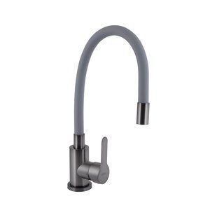 Змішувач для кухні Brinex Pure 015F3 з гнучким виливом Graphite/Grey BRIPUR015F3GRG SD00053182 фото