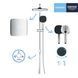 Душова система Grohe QuickFix Vitalio Comfort 250 Cube 26698001 CV033237 фото 6