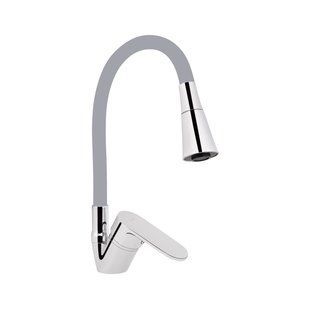 Змішувач для кухні Lidz Tani 008F3 з гнучким виливом (k40) LDTAN008F3GCR39507 Chrome/Grey SD00045611 фото