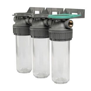Колба механічного очищення Ecosoft 3/4", 2,5"х10", 8 бар 3P TRIPLEX PET FTPP3P0130/G118 100535 фото