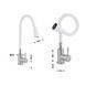 Змішувач для кухні Lidz Aria 015F31 з гнучким виливом (k35) LDARI015F31WNK36981 White / Nickel SD00043084 фото 2